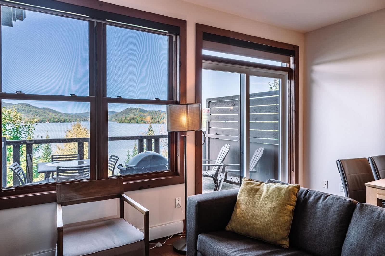 Lakefront Mountain View - Resort Loft Lac-Superieur Zewnętrze zdjęcie