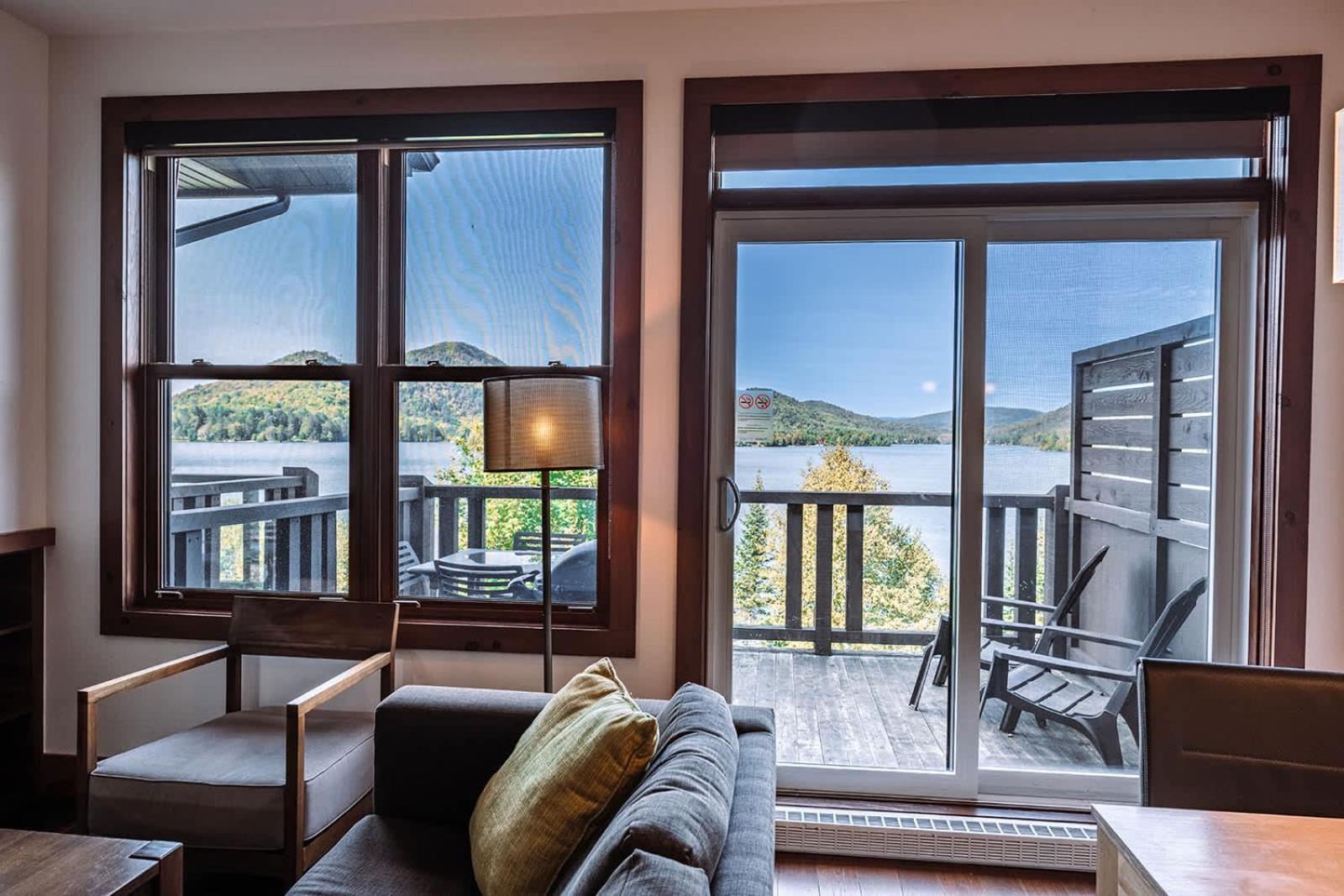Lakefront Mountain View - Resort Loft Lac-Superieur Zewnętrze zdjęcie