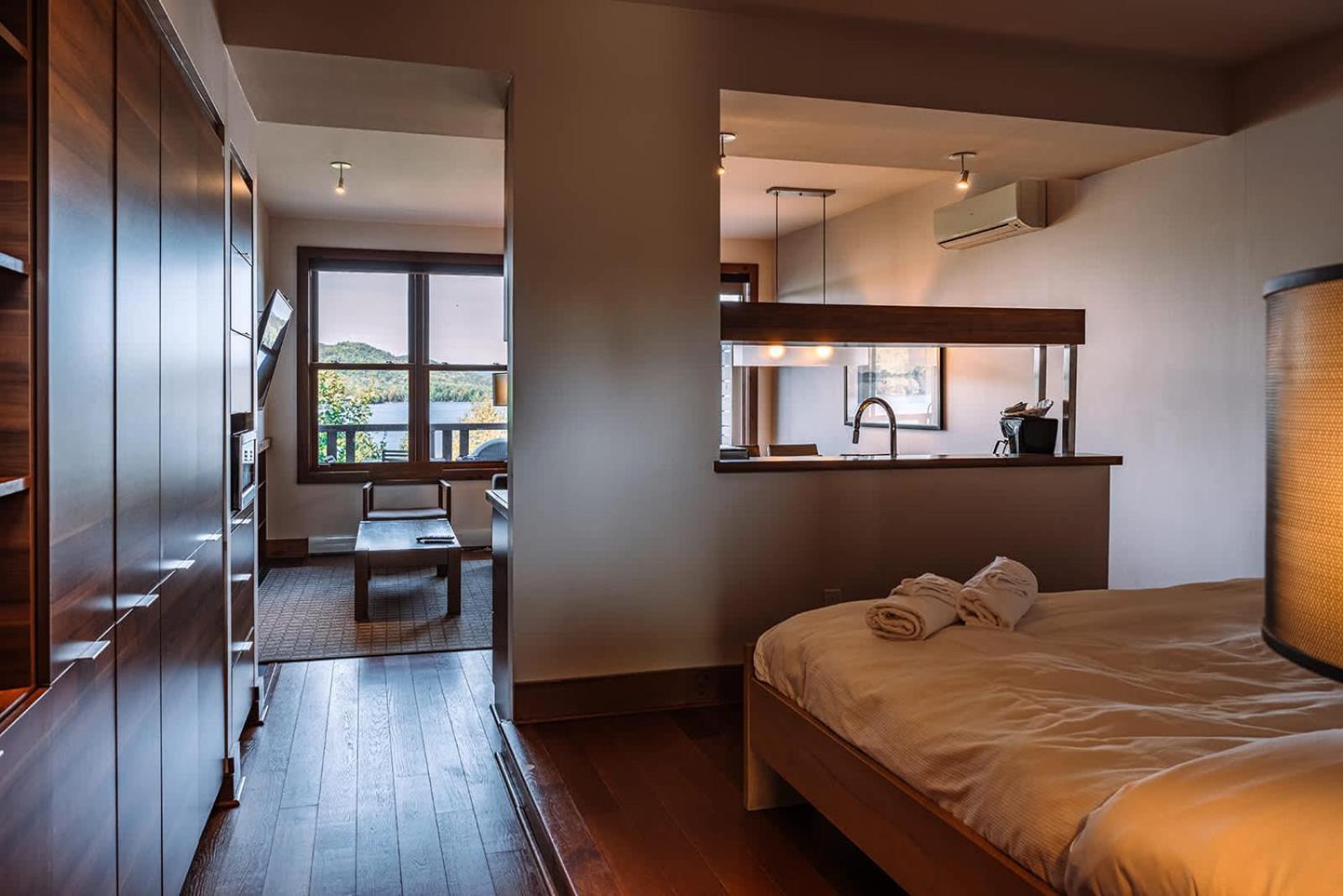 Lakefront Mountain View - Resort Loft Lac-Superieur Zewnętrze zdjęcie