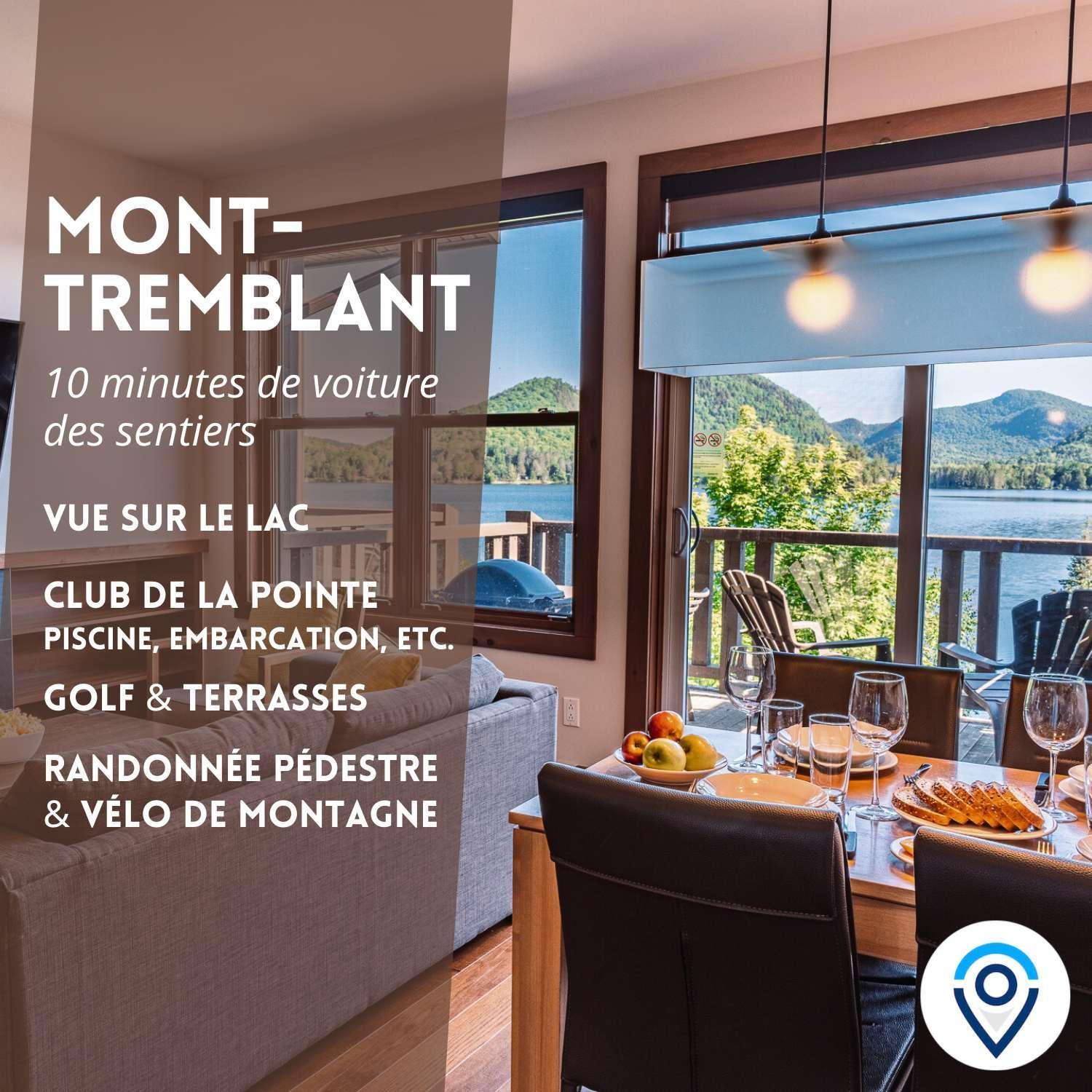 Lakefront Mountain View - Resort Loft Lac-Superieur Zewnętrze zdjęcie